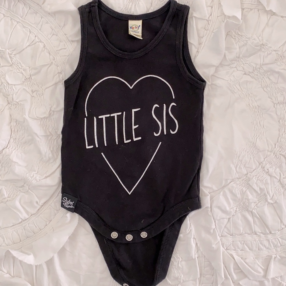 Little sis onsie size 12 months